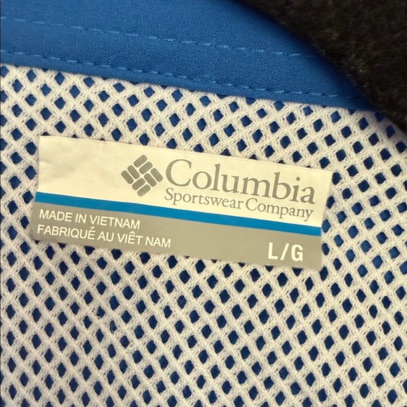 Columbia Men's Casual Blue Button Down Shirt PFG Omni-Shade - Picture 2 of 7